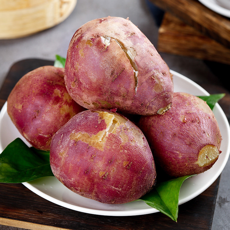 新鲜白心现挖2023年板栗山东白薯 果仁伊番薯