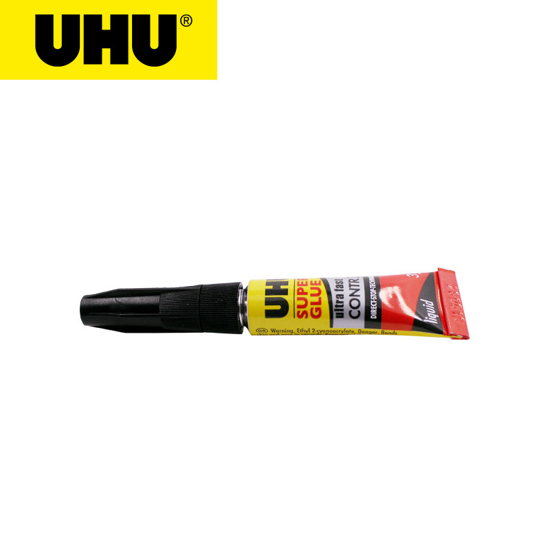 德国UHU原装进口液体瞬干胶精控管装3g高强度粘合补鞋胶水万能胶水可用于多材料胶水木胶水 36015,淘宝优惠券,粉丝福利购,淘宝优惠卷