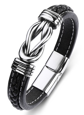 2026马年中国风如意同心结红色皮绳手链男款红绳转运保平安高颜值