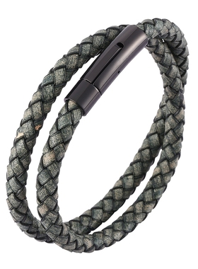 潮牌男钛钢本命年手链红色