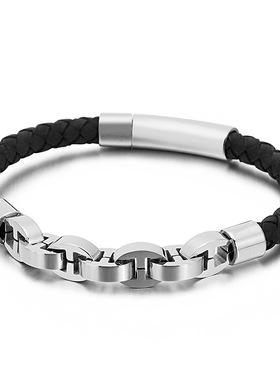 小众设计高级感金色单车链条手链男潮手绳学生日韩土酷嘻哈情侣潮