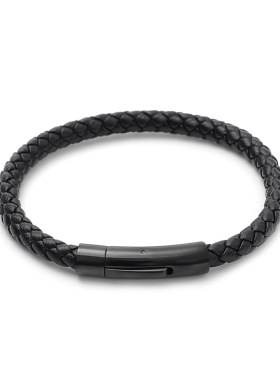 3/4/5mm皮绳手链DIY可穿替换转运珠路路通进口真皮编织手绳女男潮