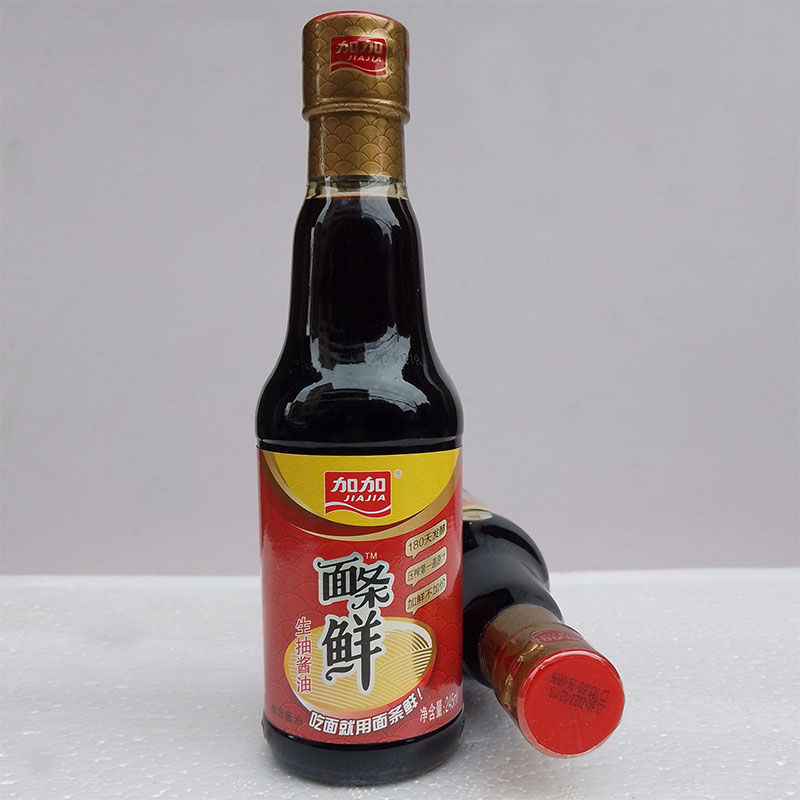 加加面条鲜245ml*3瓶吃面专用生抽原汁酿造提鲜酱油烹调佐餐调料 - 图1