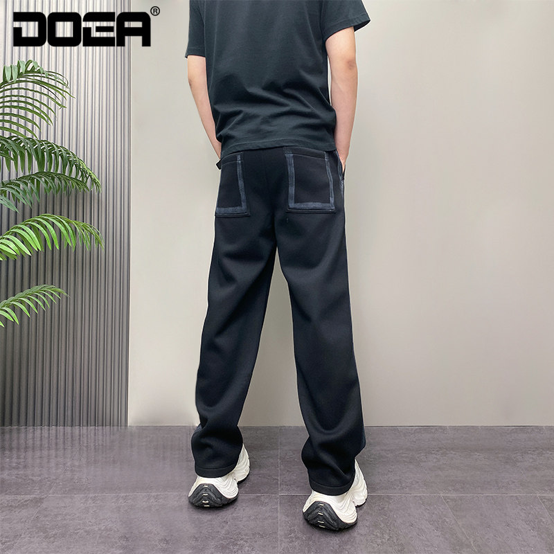 卫裤男款运动裤子秋冬新款潮牌痞帅弯刀裤2025百搭时尚宽松休闲裤,淘宝优惠券,粉丝福利购,淘宝优惠卷