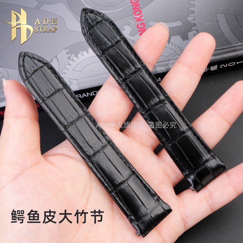 真皮手表带适配卡地亚新山度士WSSA0010快拆牛皮表带男 19mm 21mm - 图0