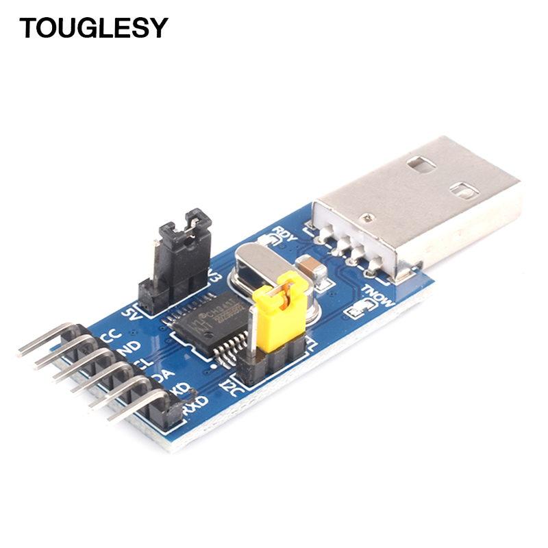 CH341T二合一多功能模块USB转I2C IIC UART TTL 单片机串口下载器 - 图3