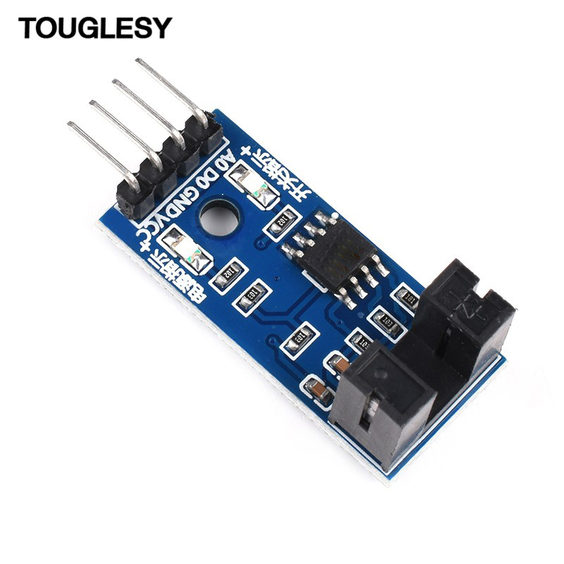 智能小车测速模块码盘计数器电机测试红外槽型光耦对射光电传感器