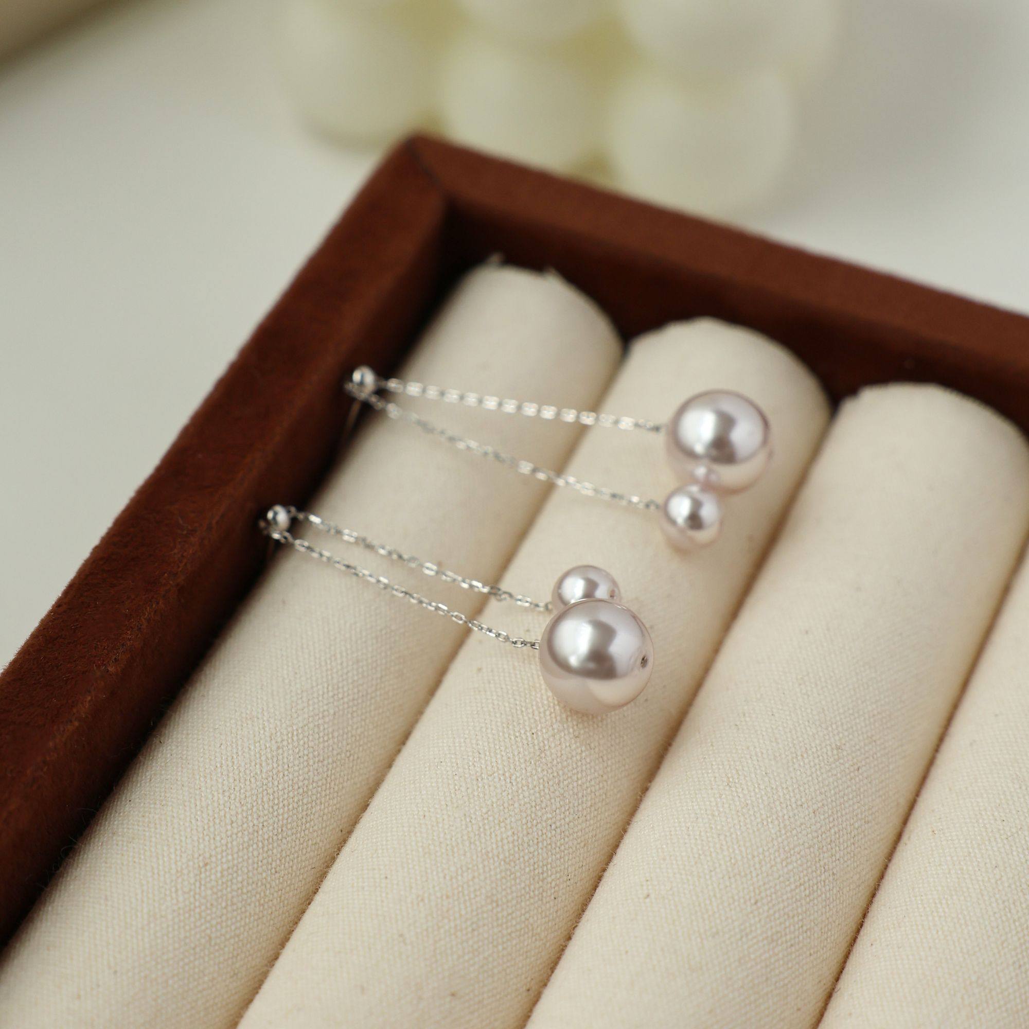 曼塔玫瑰紫珠抽拉流苏耳钉气质轻奢法式长款经典高级感优雅耳饰,淘宝优惠券,粉丝福利购,淘宝优惠卷