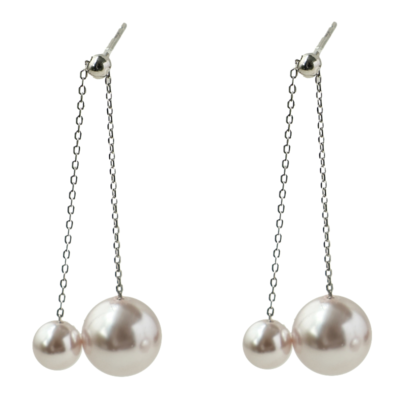 曼塔玫瑰紫珠抽拉流苏耳钉气质轻奢法式长款经典高级感优雅耳饰,淘宝优惠券,粉丝福利购,淘宝优惠卷