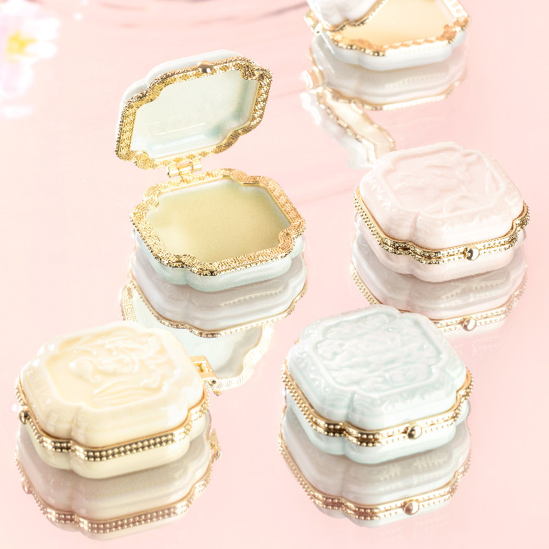 和玺彩妆故宫浮雕固体淡香清新香膏 和玺香水