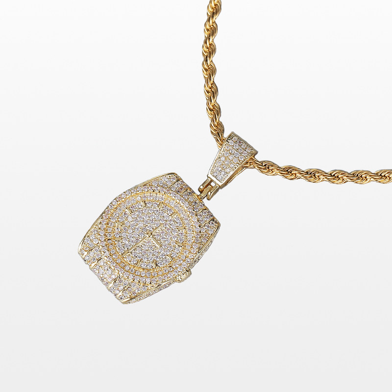 特立独行侠欧美钛钢个性潮嘻哈手表 特立独行侠项链