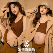Movie Themed Pregnant Woman Photo Costumes New Korean Ensemble Art Photos Fashion Virtues Laze Gestation Mommy Photo Clothes