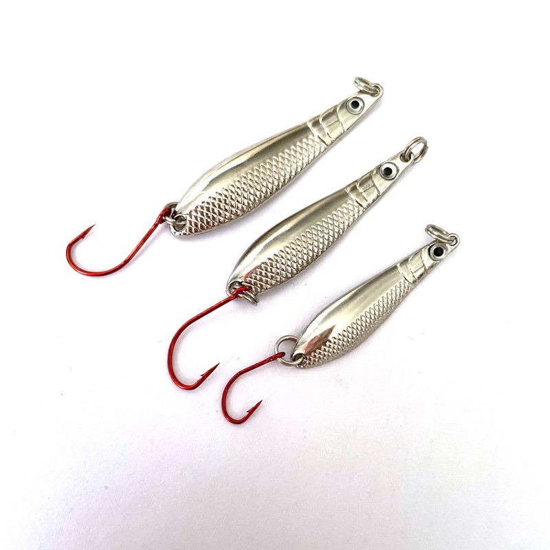 FISHPEAK水妖马口白条翘嘴亮片1.5克2.5克3.5克路亚饵微流单钩饵 - 图1