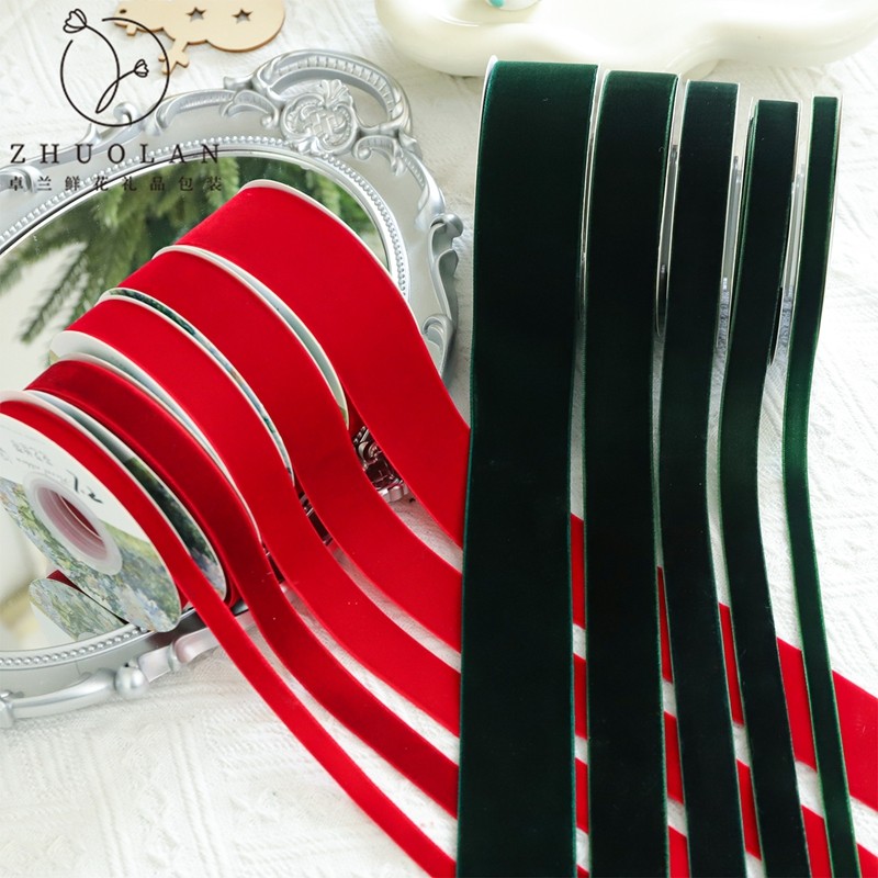 2025圣诞节新品天鹅绒植绒丝带圣诞树蝴蝶结绑带氛围装饰diy材料,淘宝优惠券,粉丝福利购,淘宝优惠卷