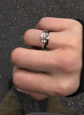 时尚气质高级感情侣对戒