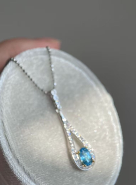 法式复古多层珍珠项链女水滴吊坠轻奢高级感气质名媛晚宴礼服配饰