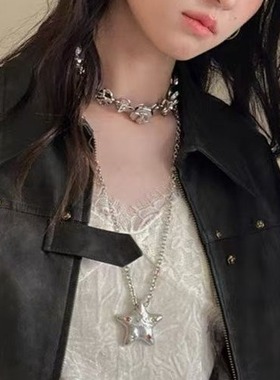 幸运星多巴胺小星星款项链冷