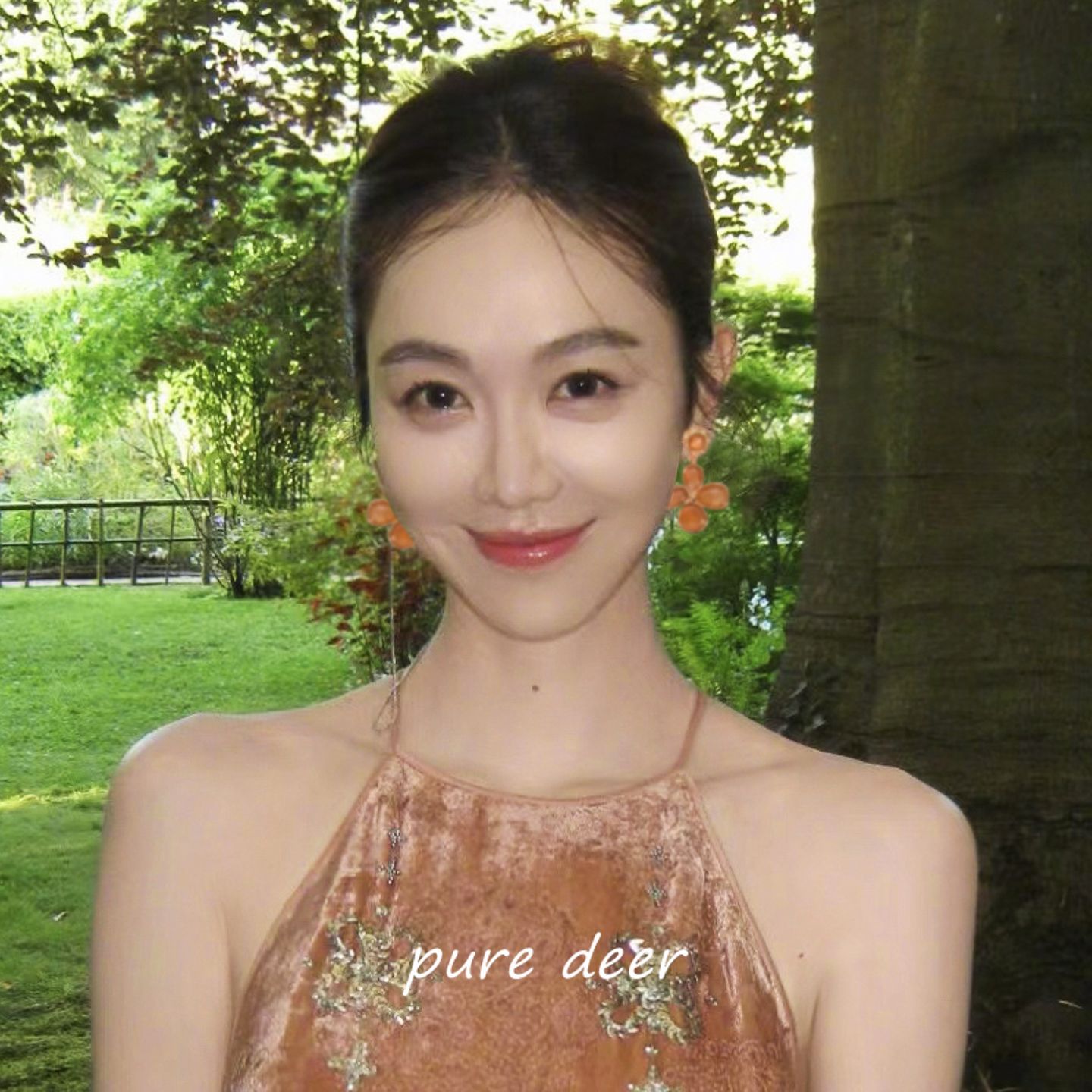 秋冬氛围感咖色花朵耳饰女高级感耳环长款耳钉2025年新款爆款耳坠 - 图1
