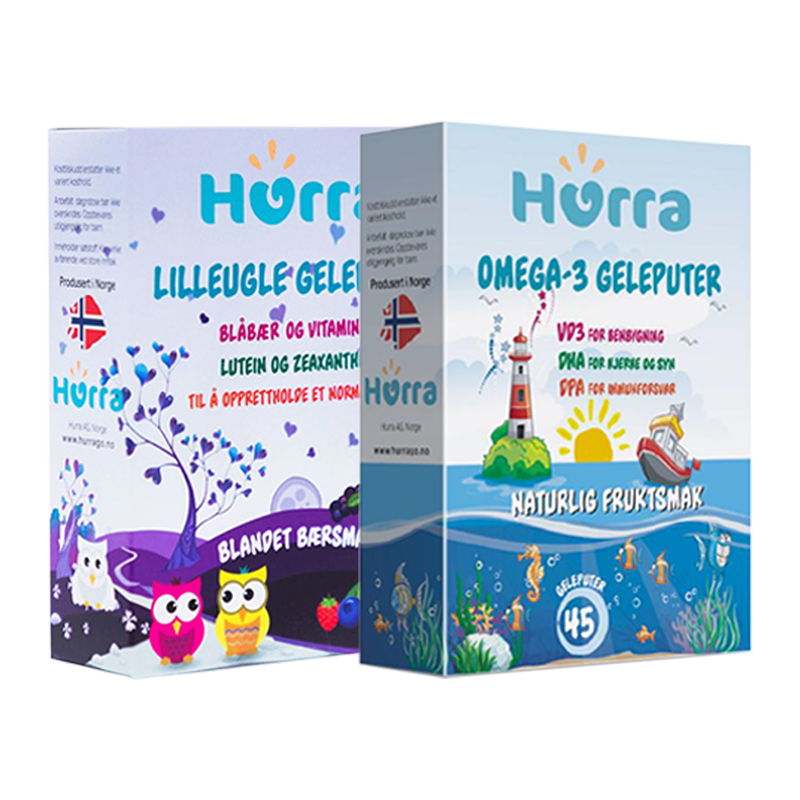 hurra挪威进口儿童dha果冻鱼油 Hurra海外鱼油/深海鱼油