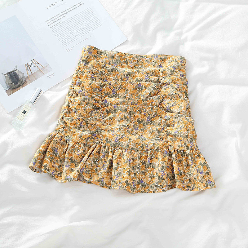 碎花雪纺夏季新款2020韩版半身裙 梦燕茹半身裙