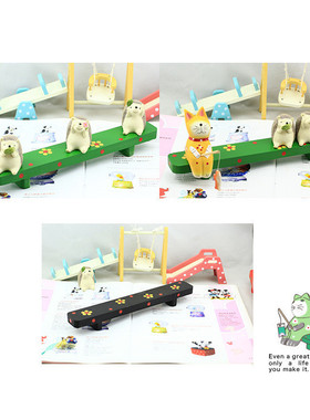 创意卡通树脂小动物摆件仰望星空呆萌礼品