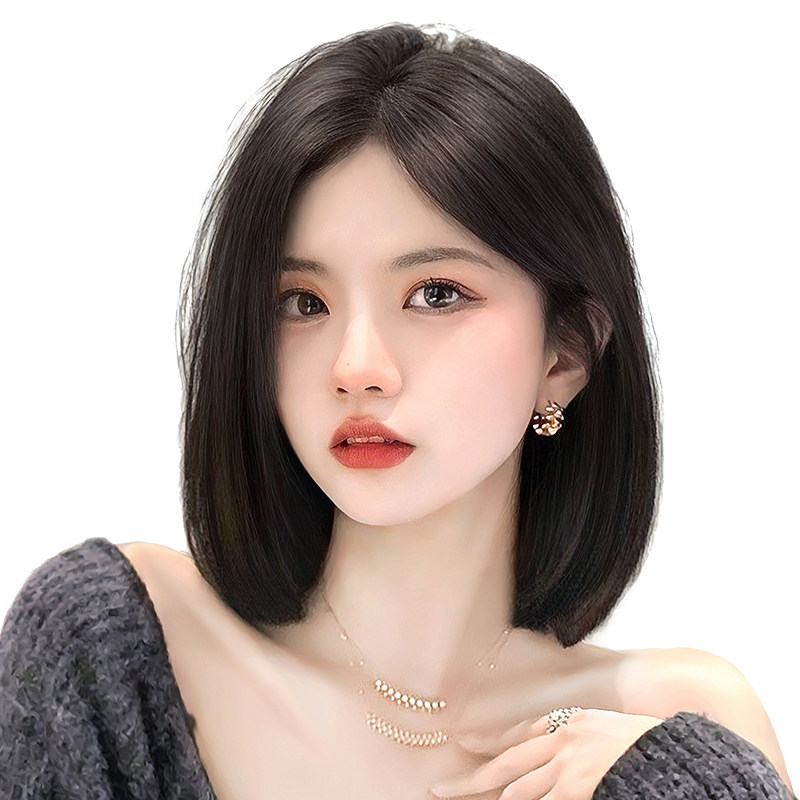 瑞士网女头顶补发片遮白发全真人发 天空树直发片