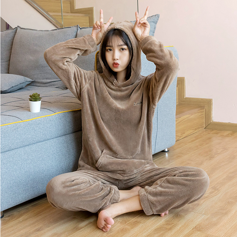 网红仙女暖暖裤卫衣两件套装居家服 方遒卫衣/绒衫