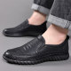 Autumn and winter soft-soled warm slip-on men's casual shoes