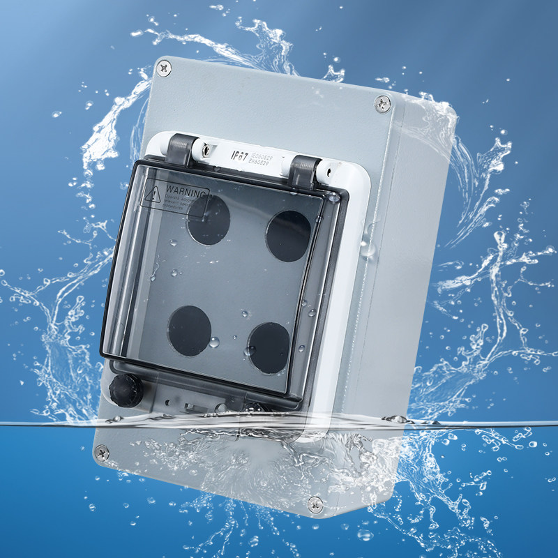 防水铸铝按钮盒户外开关控制盒急停铝合金属控制箱123456孔IP67款,淘宝优惠券,粉丝福利购,淘宝优惠卷