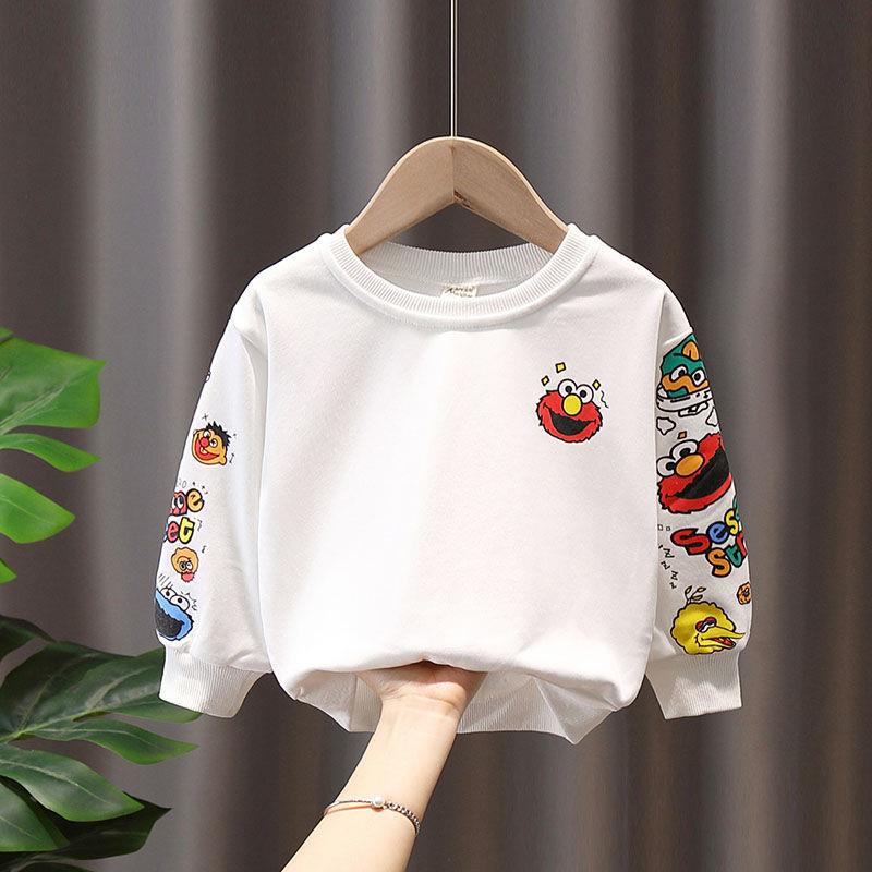 男童卫衣韩版超洋气百搭新款秋装男宝宝春秋季儿童洋气长袖上衣潮 - 图0