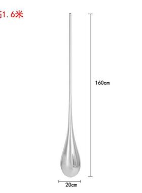 水滴吊顶装饰品不锈钢底座摆件酒店别墅大堂售楼处玻璃钢水滴雕塑