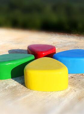 户外玻璃钢卡通铅笔雕塑幼儿园游乐区广场装饰美陈座椅座凳摆件