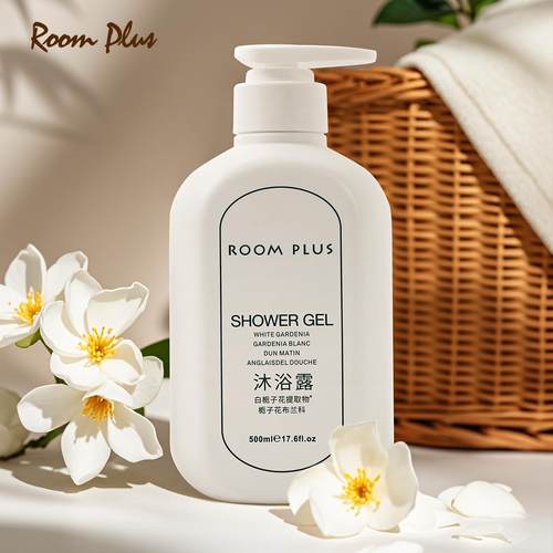 英国ROOMPLUS栀子花香酒店洗发水沐浴露护发素旅行装家用洗护套装 - 图0