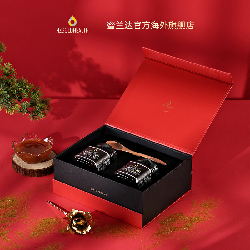 兰达新西兰进口麦卢卡礼盒+2蜂蜜 nzgoldhealth海外蜂蜜
