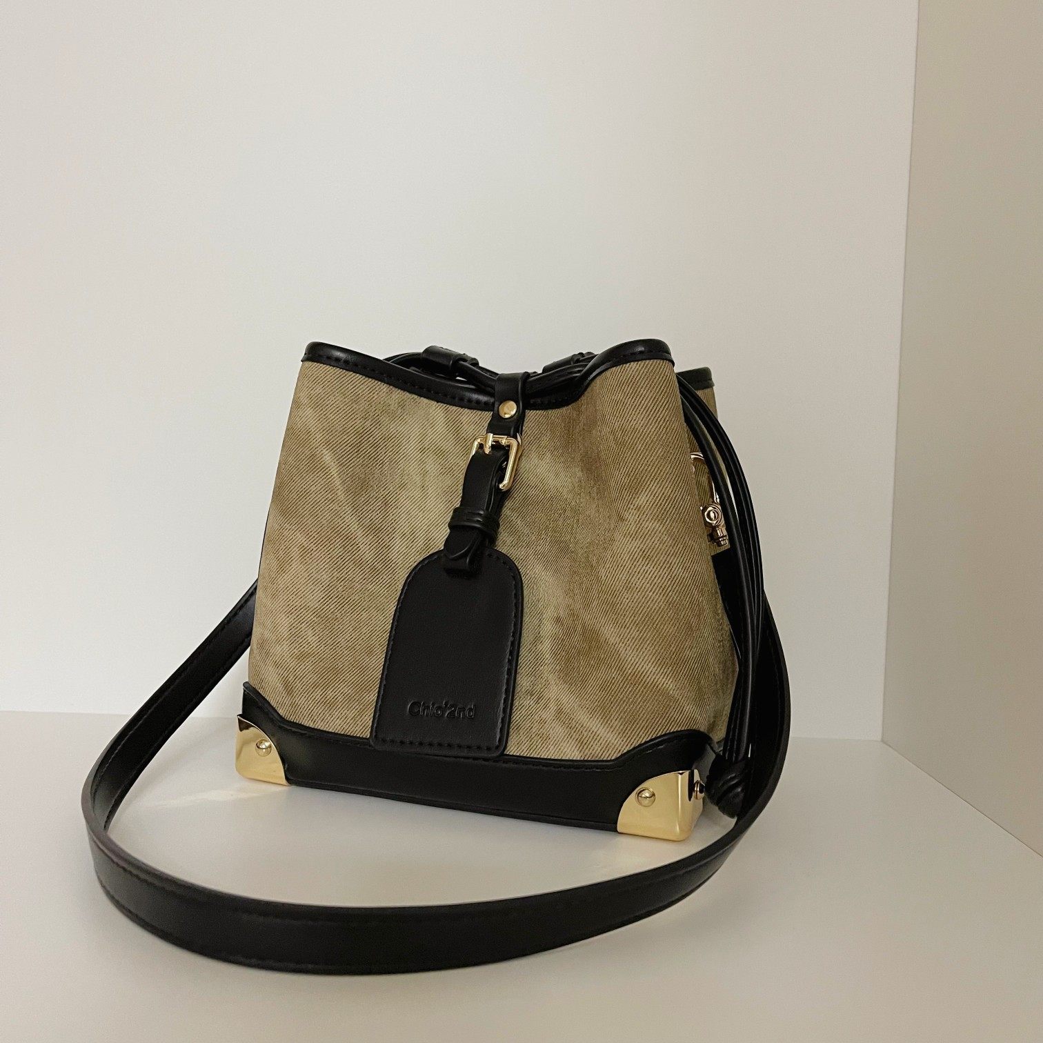 徐梦洁六姊妹同款 南风chio旗舰水桶包包女2025新款夏季单肩斜挎,淘宝优惠券,粉丝福利购,淘宝优惠卷