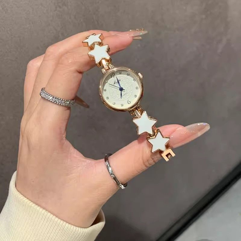 手链手表女款学生初高中女生只看时间儿童女孩多巴胺星星链条石英,淘宝优惠券,粉丝福利购,淘宝优惠卷