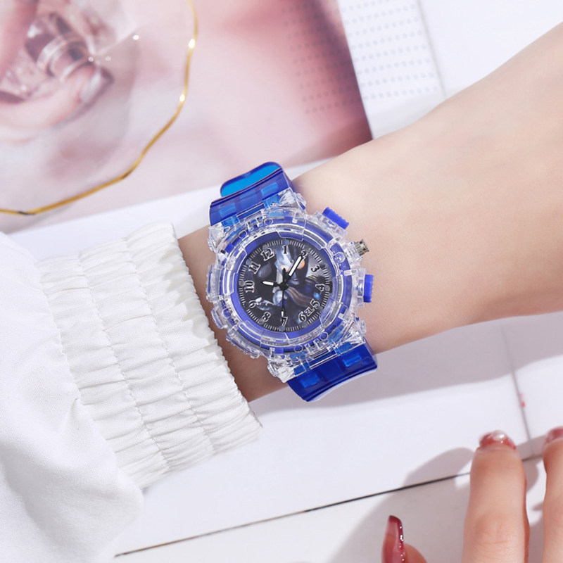 奥特曼发光儿童版男孩小学生玩具 cojr手表国产腕表