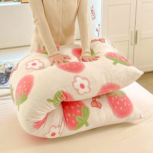 暖暖的宿舍床头靠垫软包三角榻榻米护腰大靠背防撞床上靠枕可拆洗 - 图1