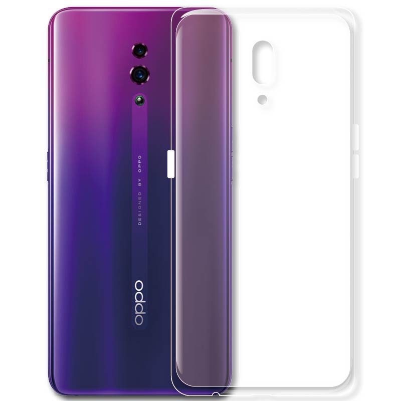 oppo Reno手机壳opporeno硅胶保护套PCAM00后盖软壳PCAT00全包边CPH1921防摔透明壳6.4英轻薄外套opop简约-图3