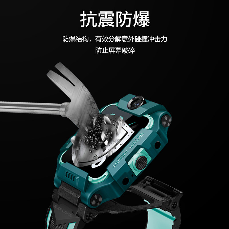 适用360儿童手表10x保护膜智能电话手环9x水凝膜高清防蓝光W103/WA02屏幕防刮防爆软模8xpro护眼全屏覆盖配件
