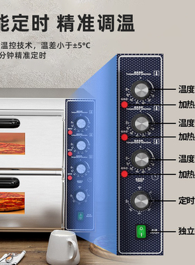 披萨烤箱丨独立控温均匀烘烤