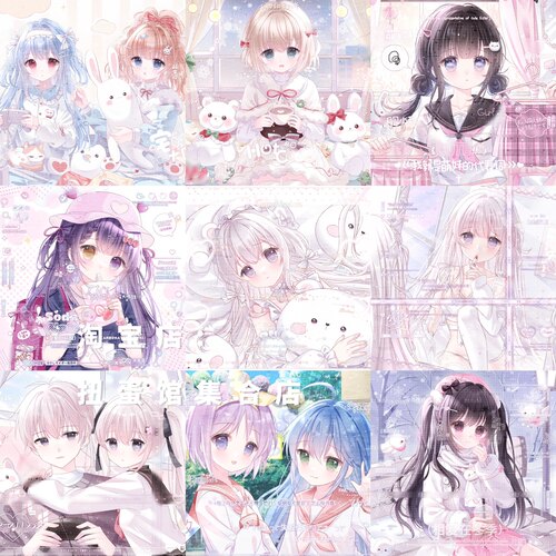 [3000+张 kk跑路图包]卡通女生动漫头像扭蛋原创圈直购高清无水印 - 图1