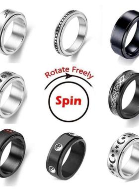Anxiety Ring Figet Spinner Rings For Women & Men