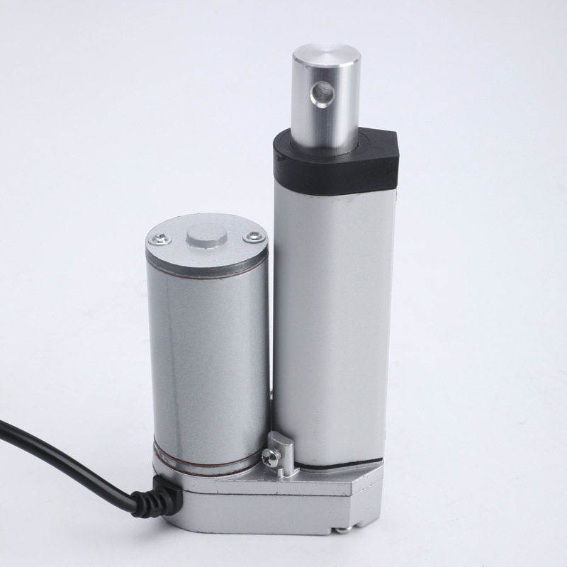 200mm工业电动伸缩拉杆24v12v推杆遥控直流往复电机伸缩杆