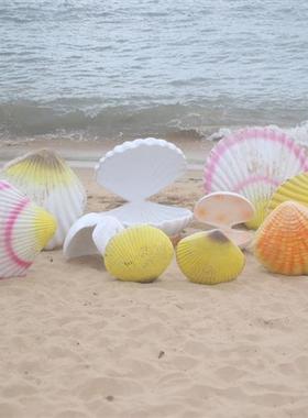 仿真海洋系列海星海草海龟蛋贝壳海螺玻璃钢户外公园雕塑装饰摆件