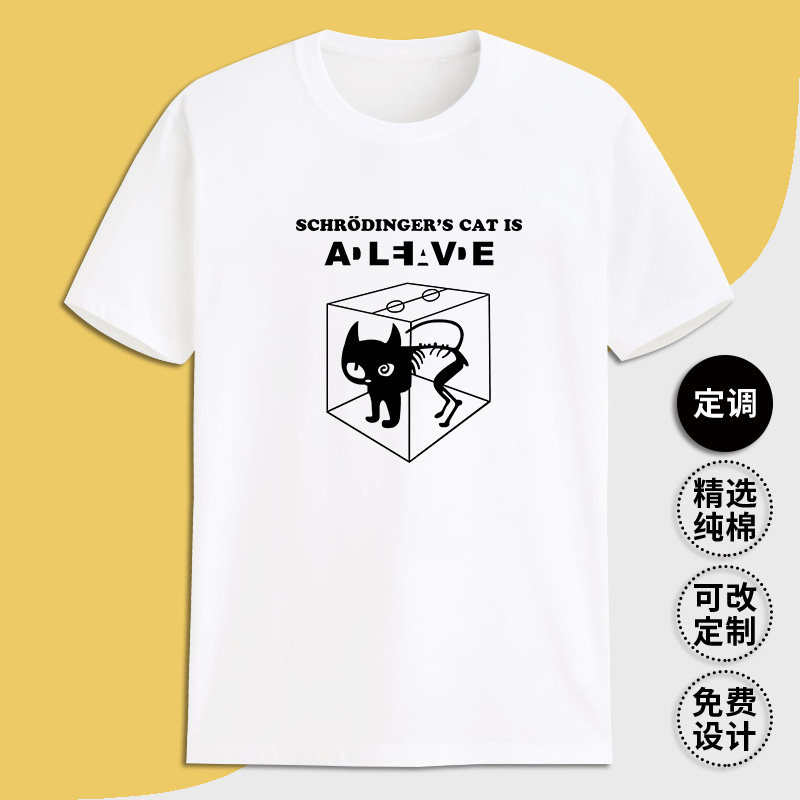 薛定谔的猫谢耳朵谢尔顿同款t恤 定调T恤