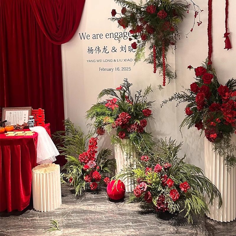 韩系订婚宴装饰布置摆台全套氛围感kt板定制婚礼迎宾区结婚背景板,淘宝优惠券,粉丝福利购,淘宝优惠卷