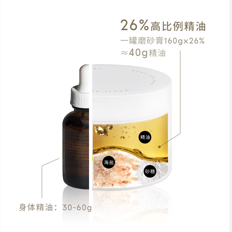 bobore波波瑞磨砂膏去角质全身精油 BOBORE波波瑞身体磨砂