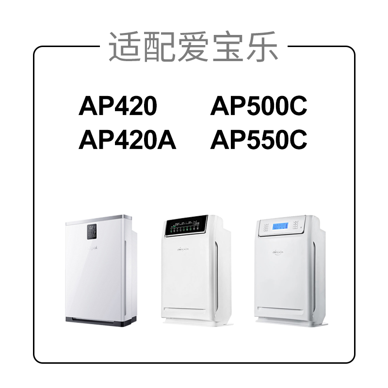 适配爱宝乐空气净化器滤网AP500C/AP550C过滤芯CS-H400S/CS-C400S-图0