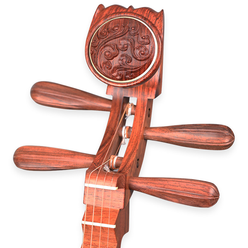 乐海特级奥氏黄檀木专业酸枝木琵琶 卓鸣致远琵琶